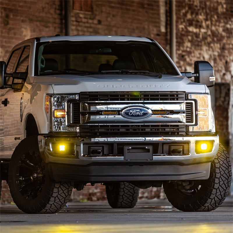 RIGID D-Series PRO SAE Fog Light Pair, Selective Yellow