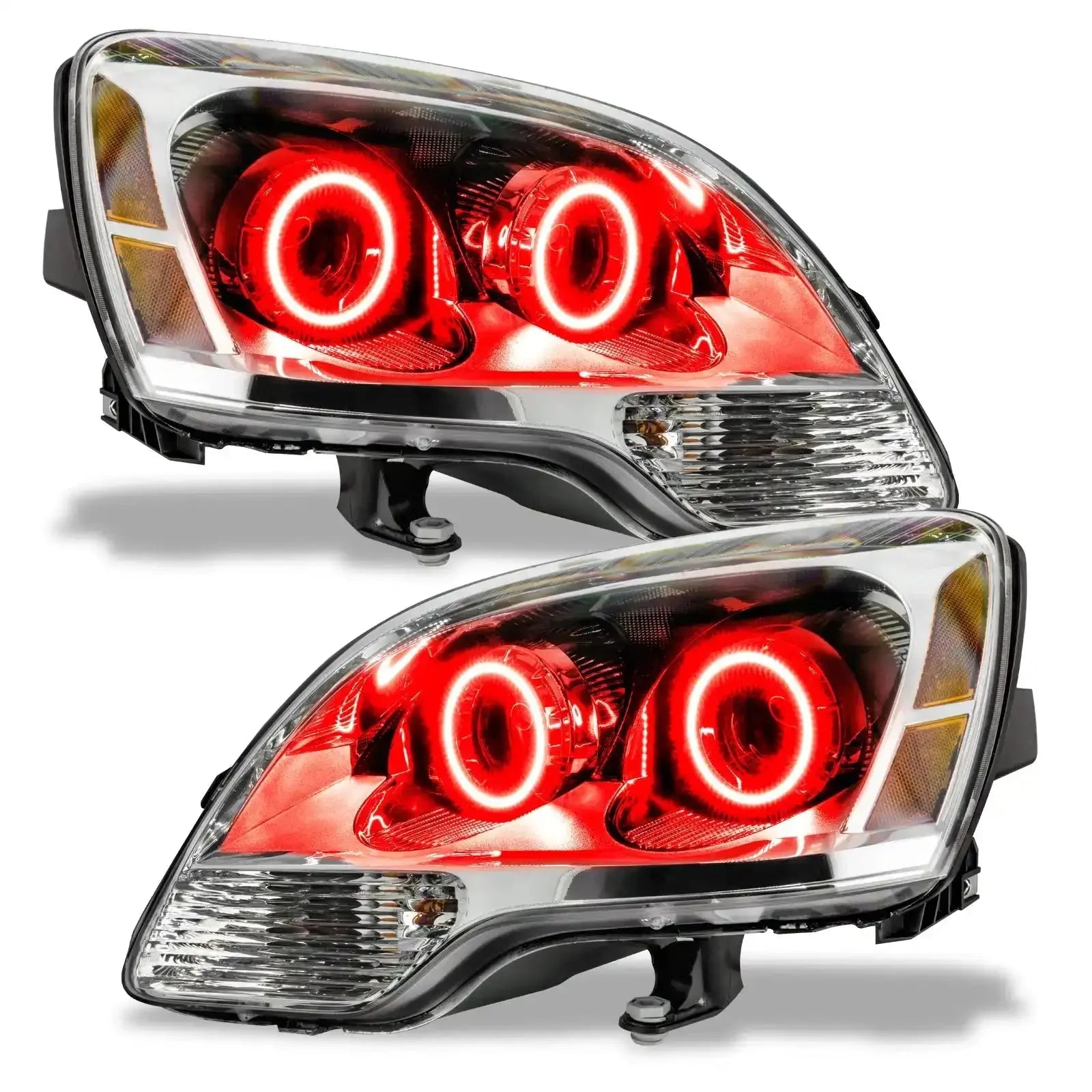 ORACLE Lighting 2008-2012 GMC Acadia Pre-Assembled Halo Headlights - 2nd Design - Halogen