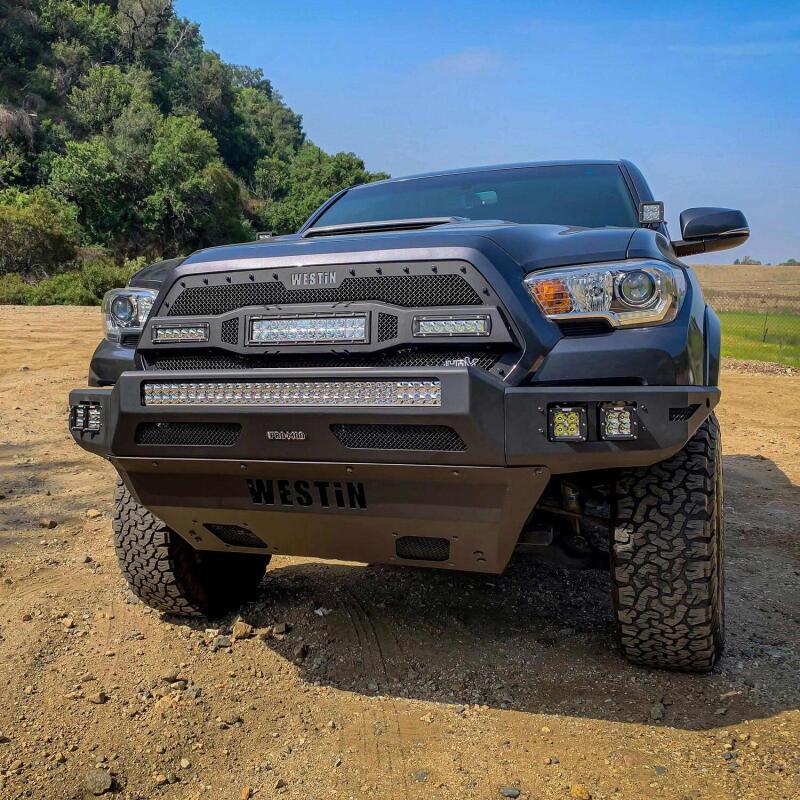 Westin Pro-Mod Front Bumper, Textured Black, fits Toyota Tacoma
