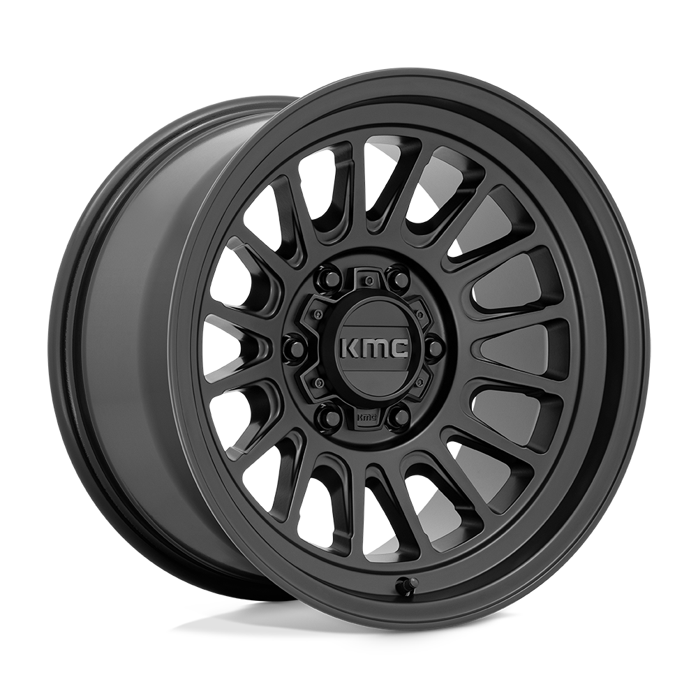 KMC KM724 Impact OL wheel in Satin Black, universal fit