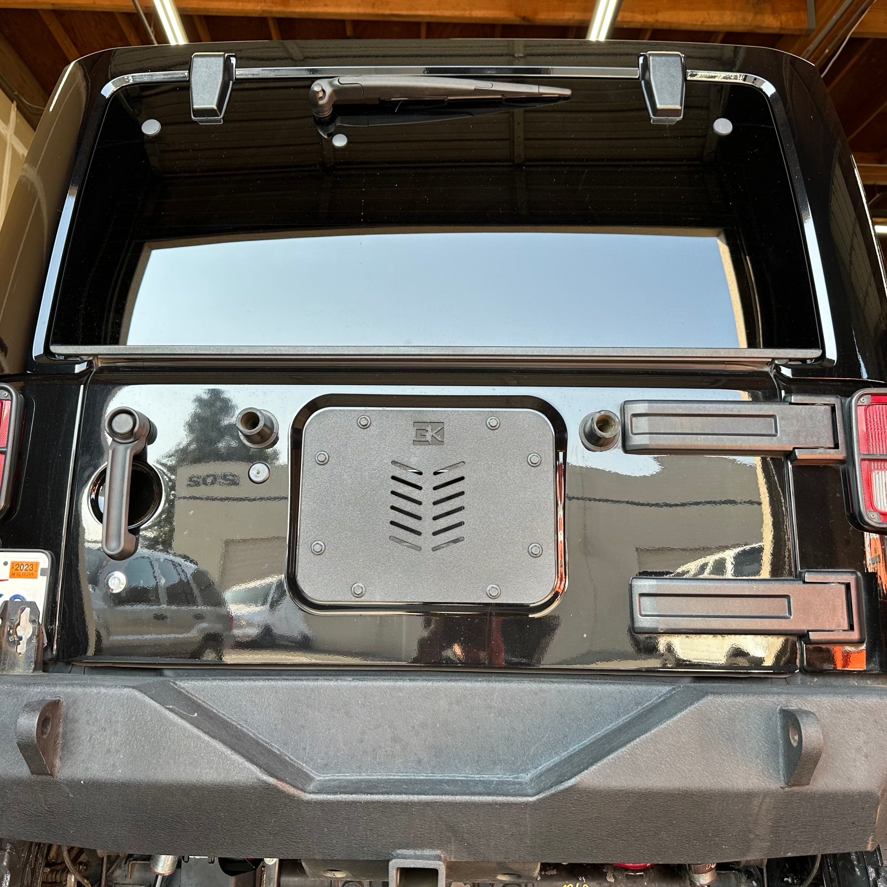 Spare Tire Delete Plate for Jeep JK Wrangler