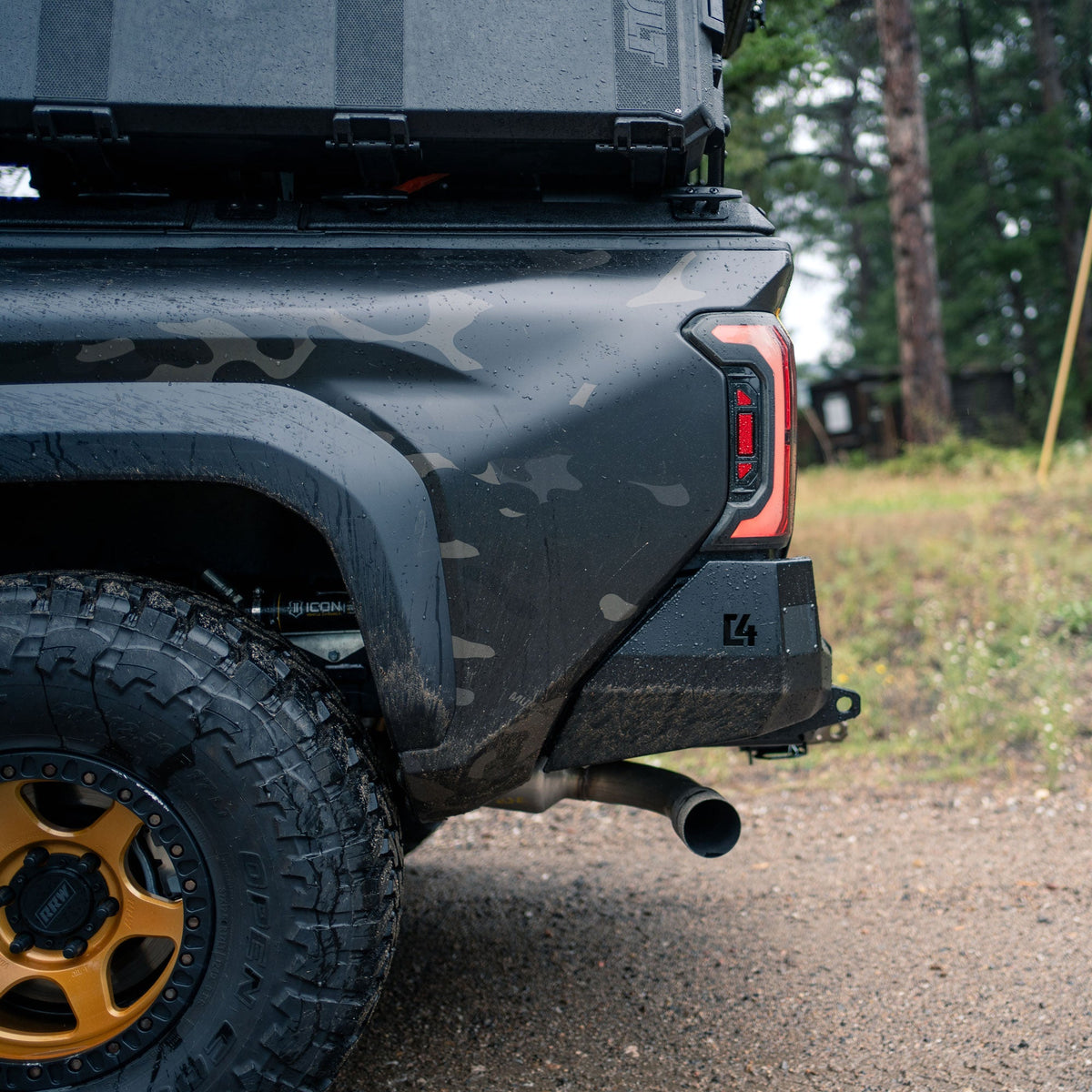 C4 Fabrication Tacoma Overland Rear Bumper / 4th Gen / 2024-2026