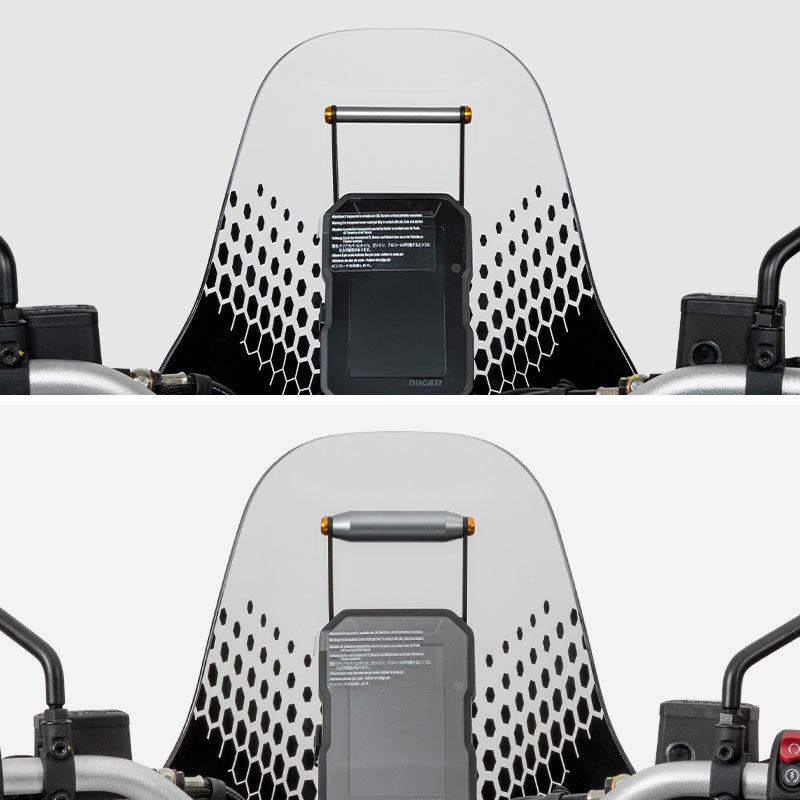 LOBOO Navigation Bracket for Ducati DesertX (2023+) – CNC Aluminum & Stainless Steel Mount