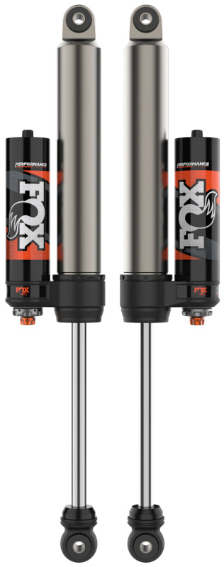 FOX 2.5 Performance Elite Rear Reservoir Shock Pair, Adjustable (0-1.5 in. Lift), fits Ram 2500/3500