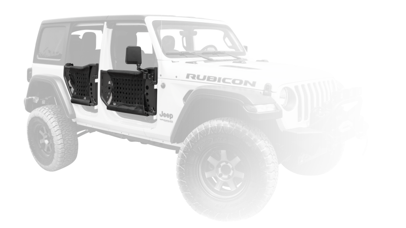 Body Armor 4x4 Gen 3 Trail Doors, Rear Pair, fits Jeep Wrangler