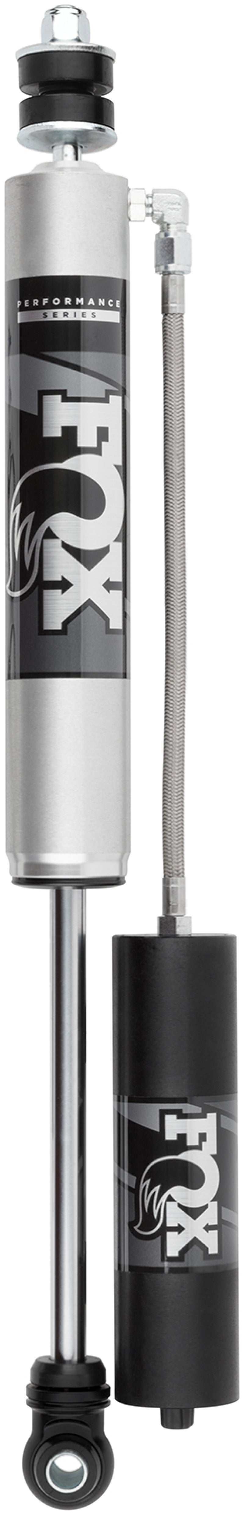 FOX 2.0 Performance Series Smooth Body Remote Reservoir Rear Shock (0-1 in. Lift), fits Toyota Tacoma
