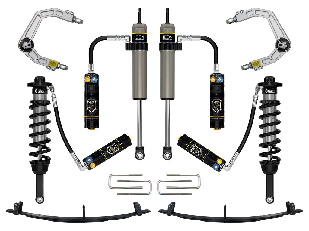 ICON Stage 6 billet CDXS suspension system for 2005-2023 Toyota Tacoma