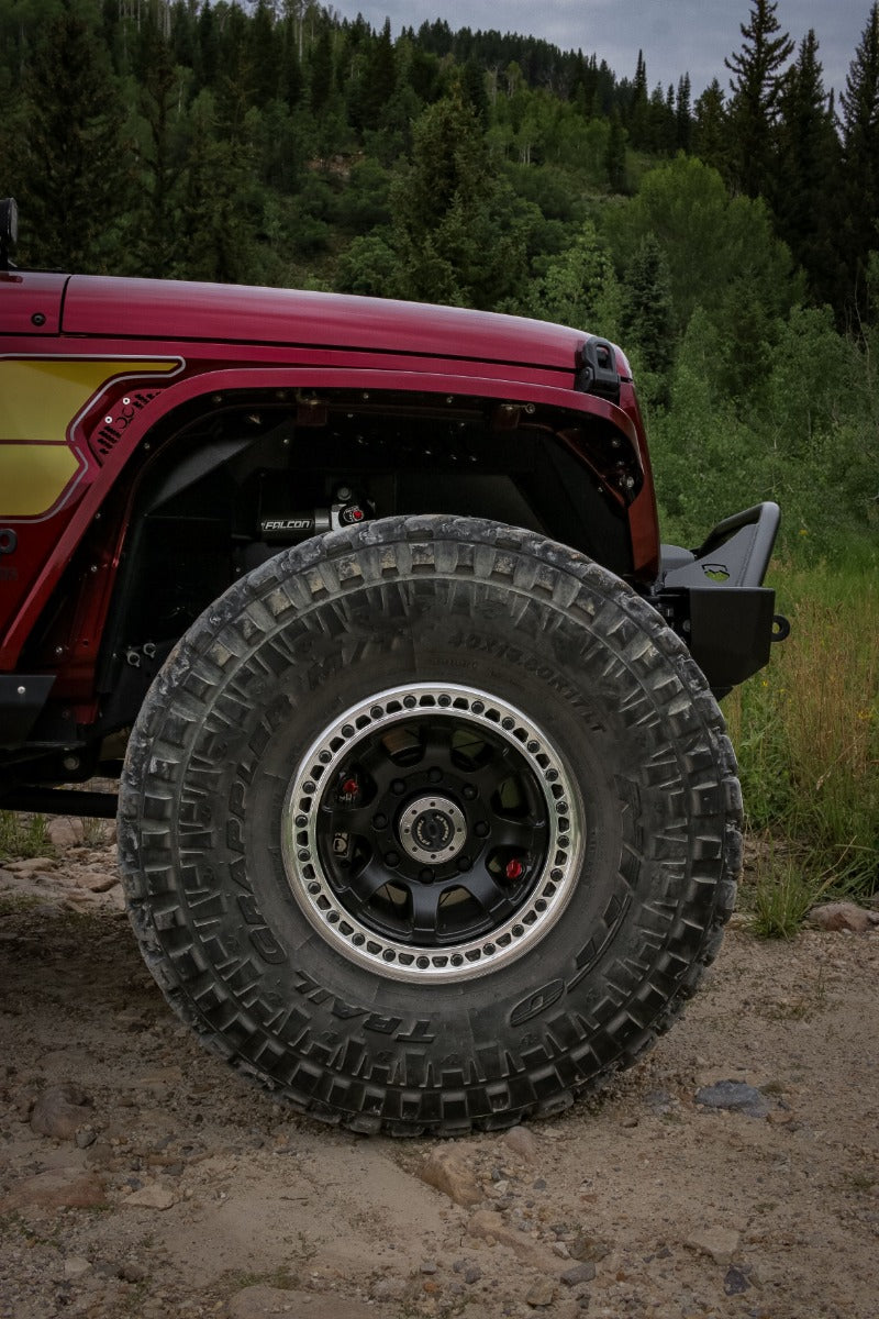 TeraFlex Olympus Beadlock Off-Road Wheel - 8x6.5" -25mm - Metallic Black