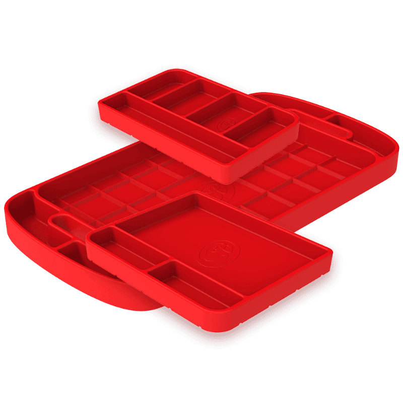 Red Silicone Tool Tray - S&B