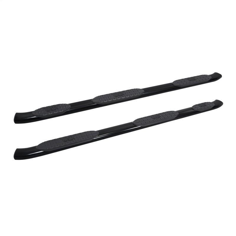 Westin PRO TRAXX 5 Wheel-to-Wheel Oval Nerf Step Bars, Crew Cab, 5.5 ft. Bed, fits Chevy Silverado 1500