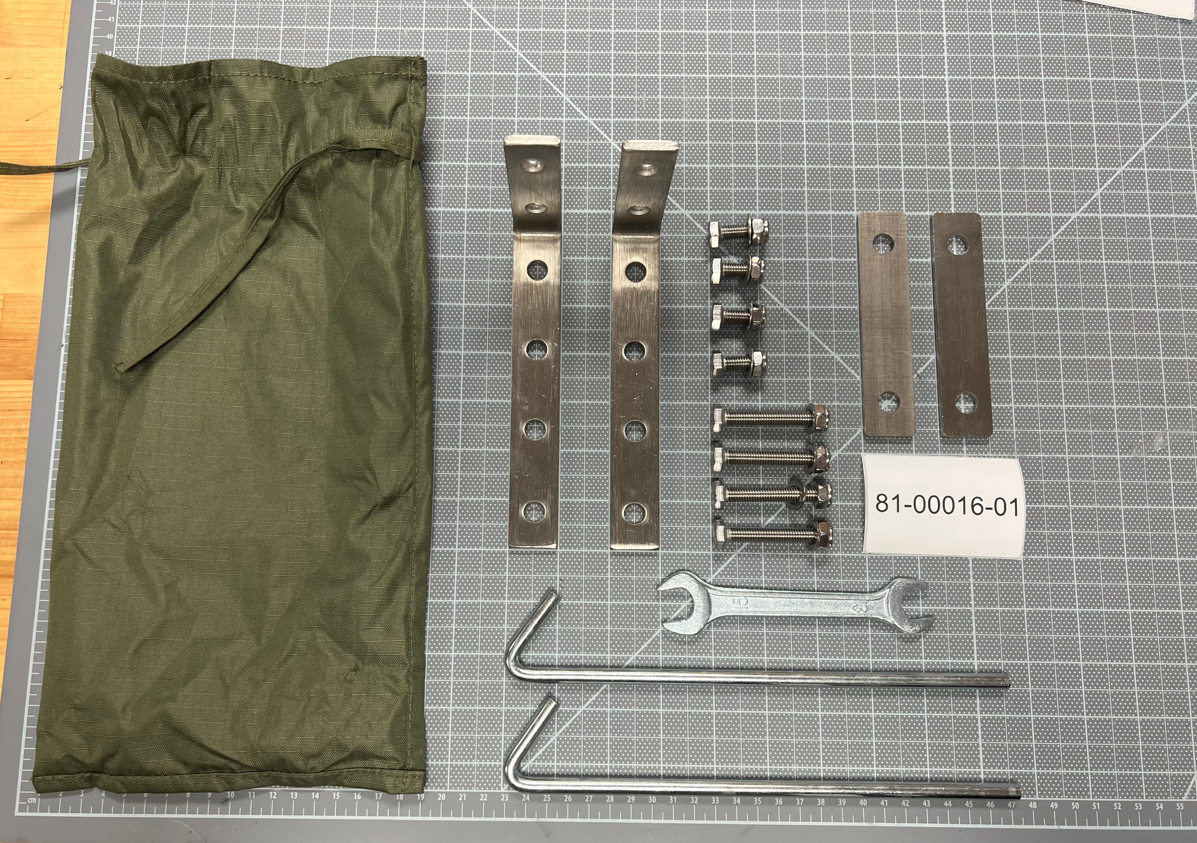 ROAM SPARE PARTS - LO - 20-00061-01 | MOUNTING BRACKET, STEEL, TENT ROOF RACK