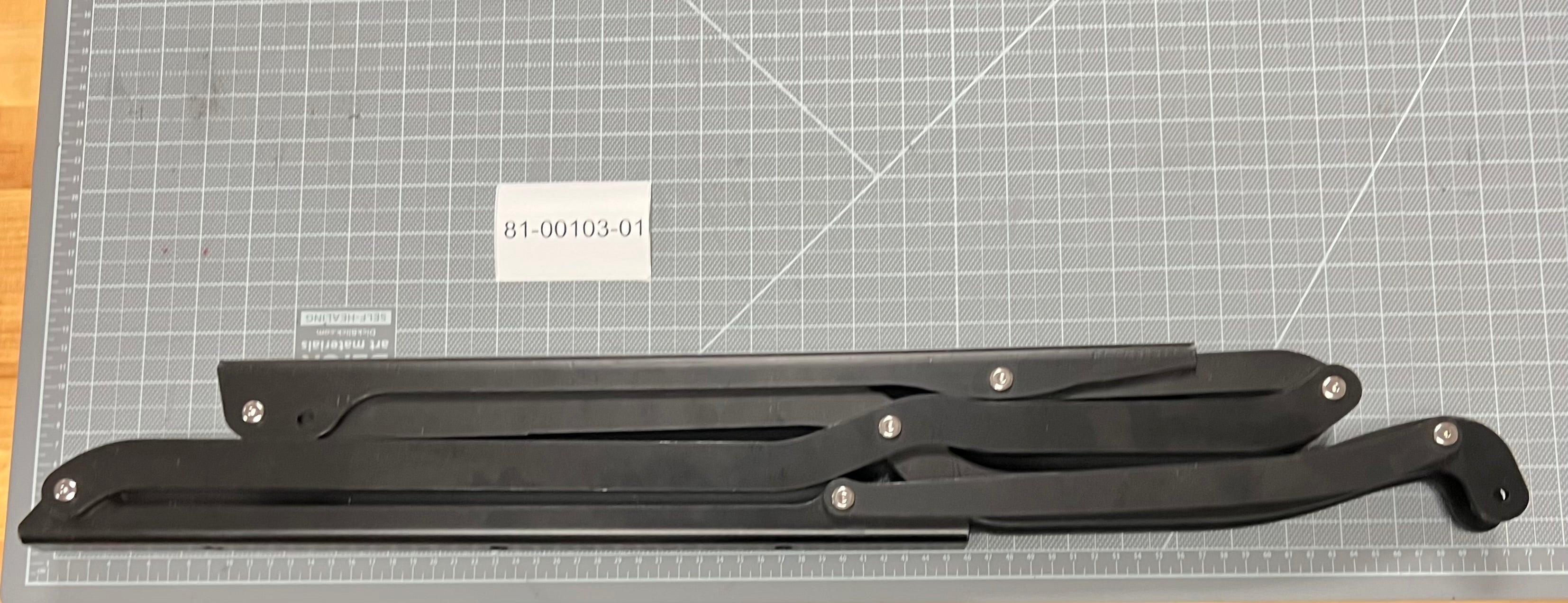 ROAM SPARE PARTS - LO - 20-00062-01 | PLATE, 2MM SS STEEL, EXTRUSION CAP, TENT ROOF RACK