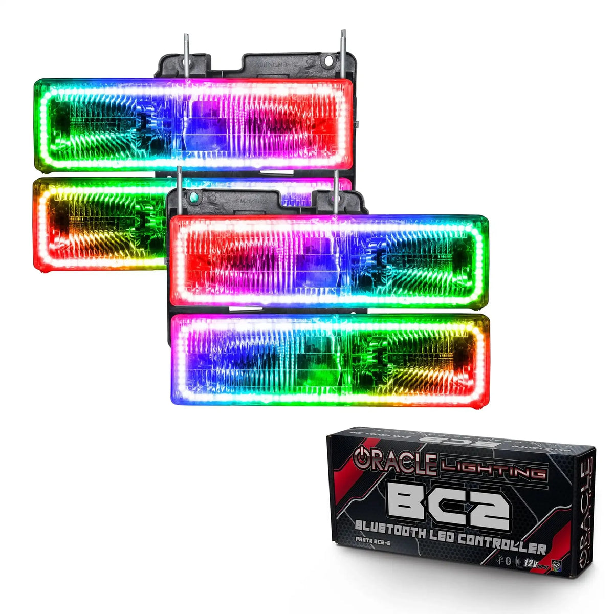 ORACLE Lighting pre-assembled halo headlights for 1988-2002 Chevy C10
