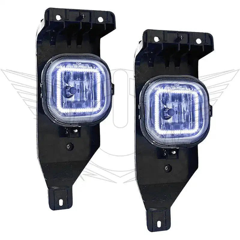 Pair of LED fog lights with mounting brackets for Toyota Tacoma or 4Runner