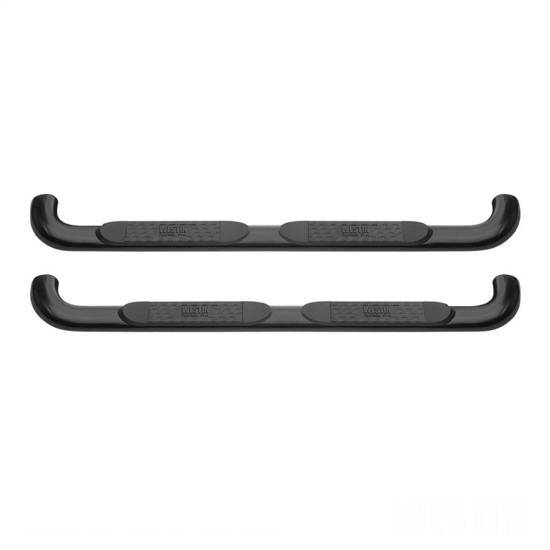 Westin Platinum 4 Oval Nerf Step Bars, Crew Cab, Black, fits Ram 1500