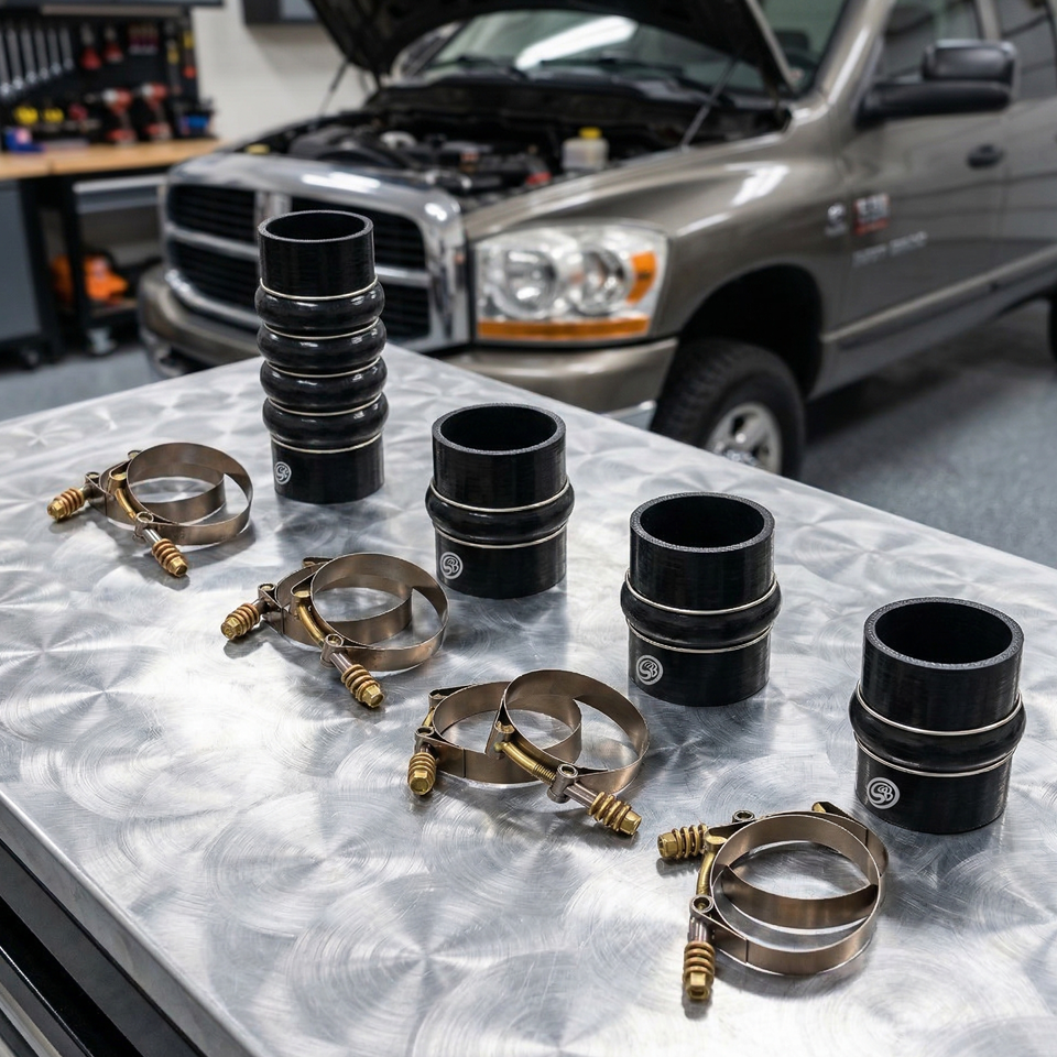 Hot and Cold Side Boot Kit for 2003-2007 Dodge Ram Cummins 5.9L