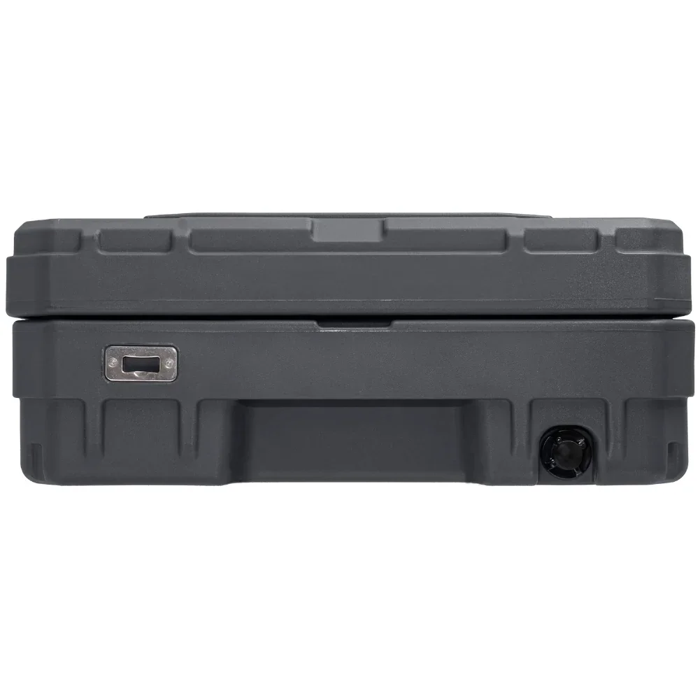 Rugged black storage case for overlanding, expedition camping, vehicle gear organization