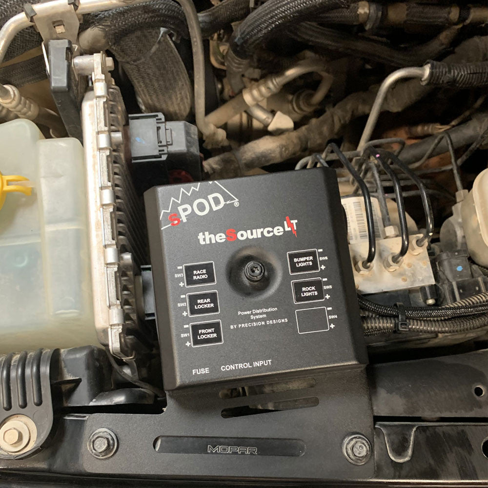 Baja Designs sPOD SourceLT with switch panel for 2009-2018 Jeep Wrangler JK