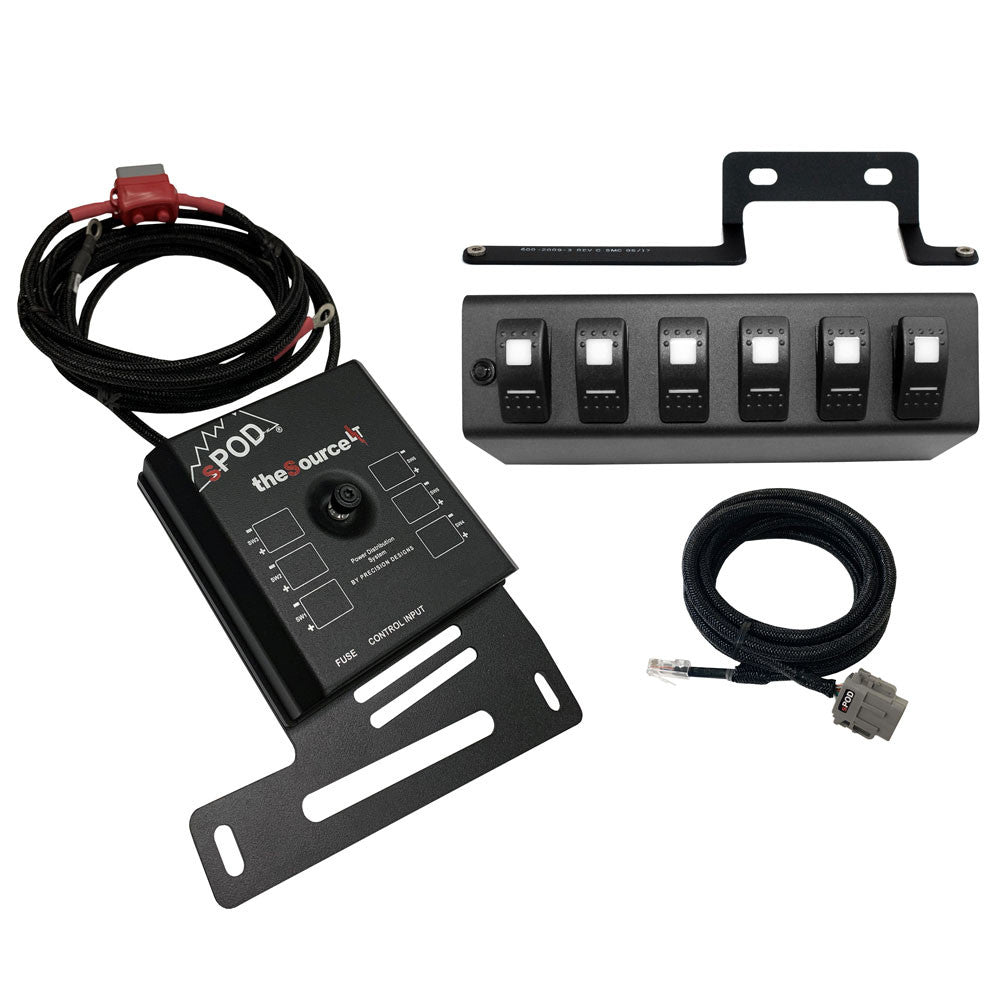Baja Designs sPOD SourceLT with switch panel for 2009-2018 Jeep Wrangler JK
