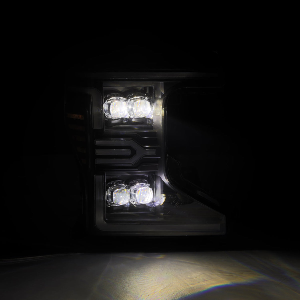 AlphaRex NOVA-Series LED Projector Headlights for Ford Super Duty - Black