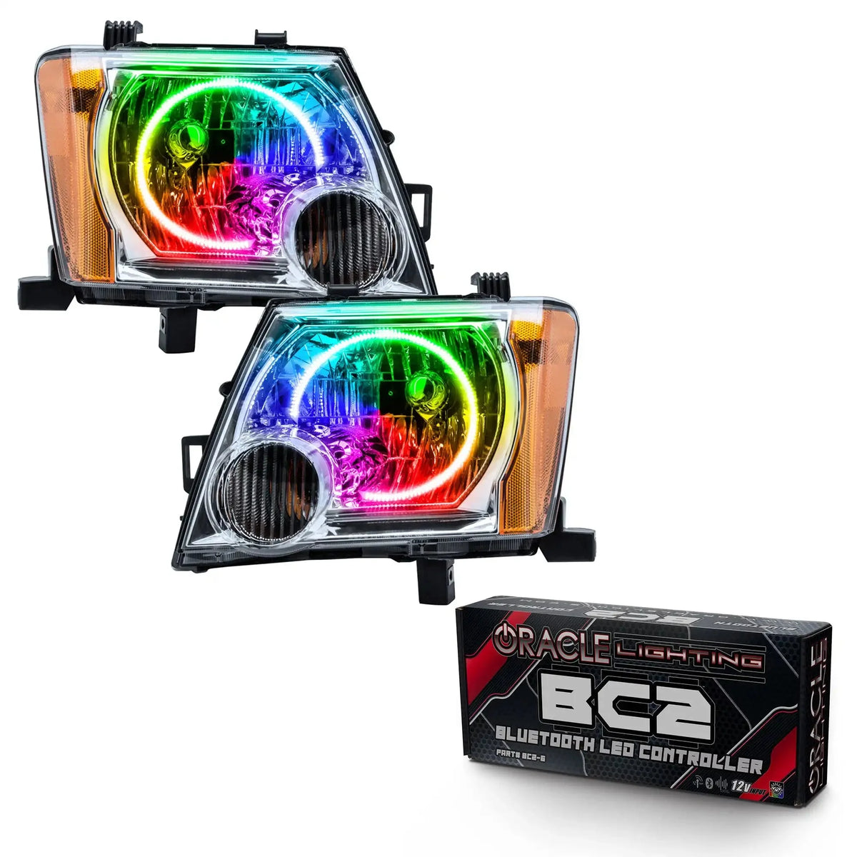 ORACLE Lighting pre-assembled halo headlights for 2005-2014 Nissan Xterra