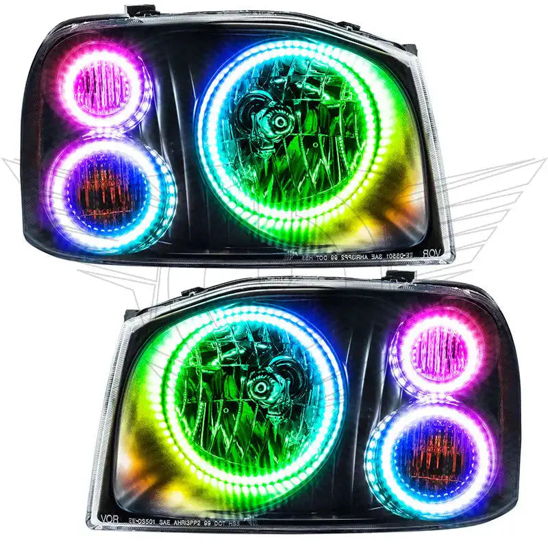ORACLE Lighting 2001-2004 Nissan Frontier LED Triple Halo Headlight Kit