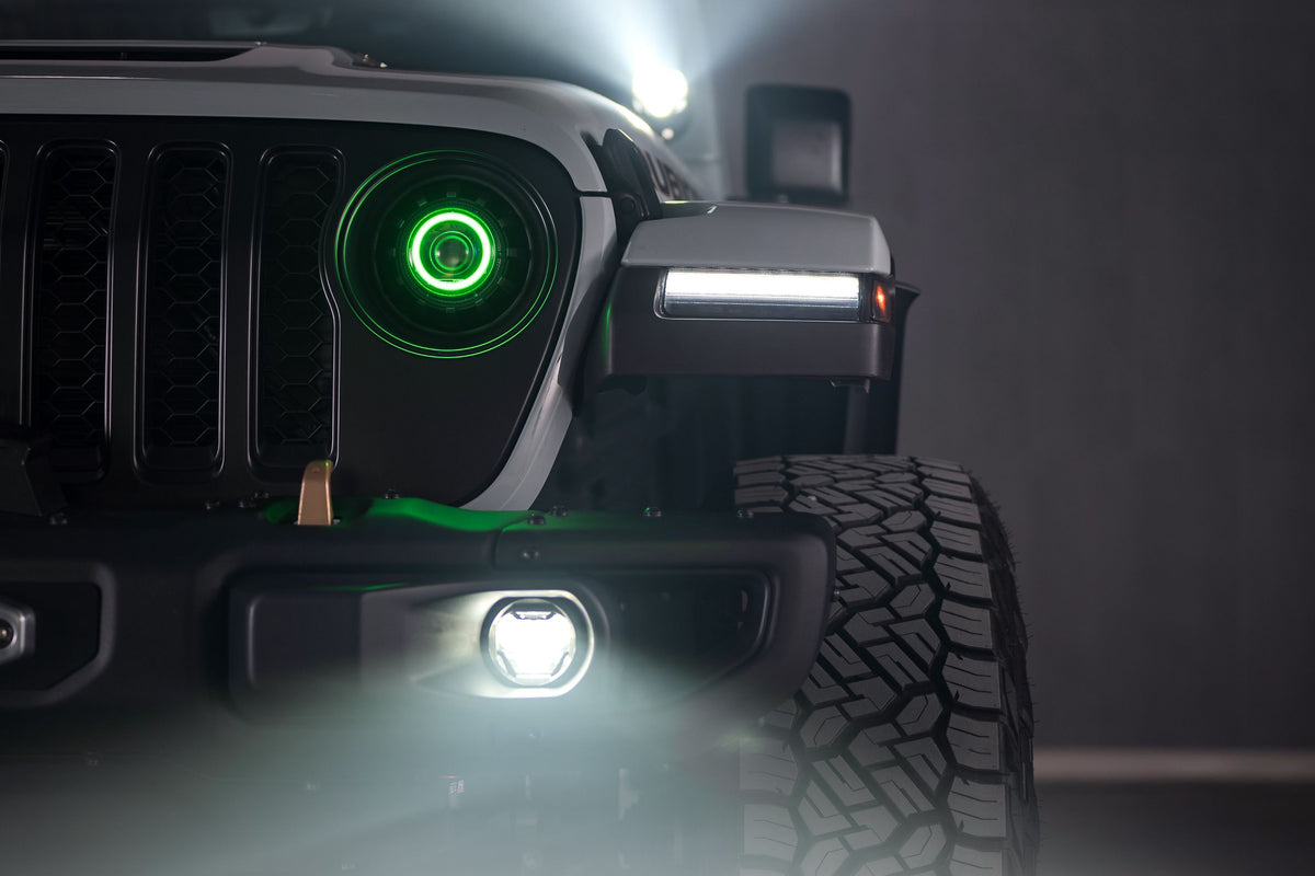 Morimoto Jeep Wrangler JL (18-26) / 20-26 Gladiator JT 4Banger LED Fog Lights