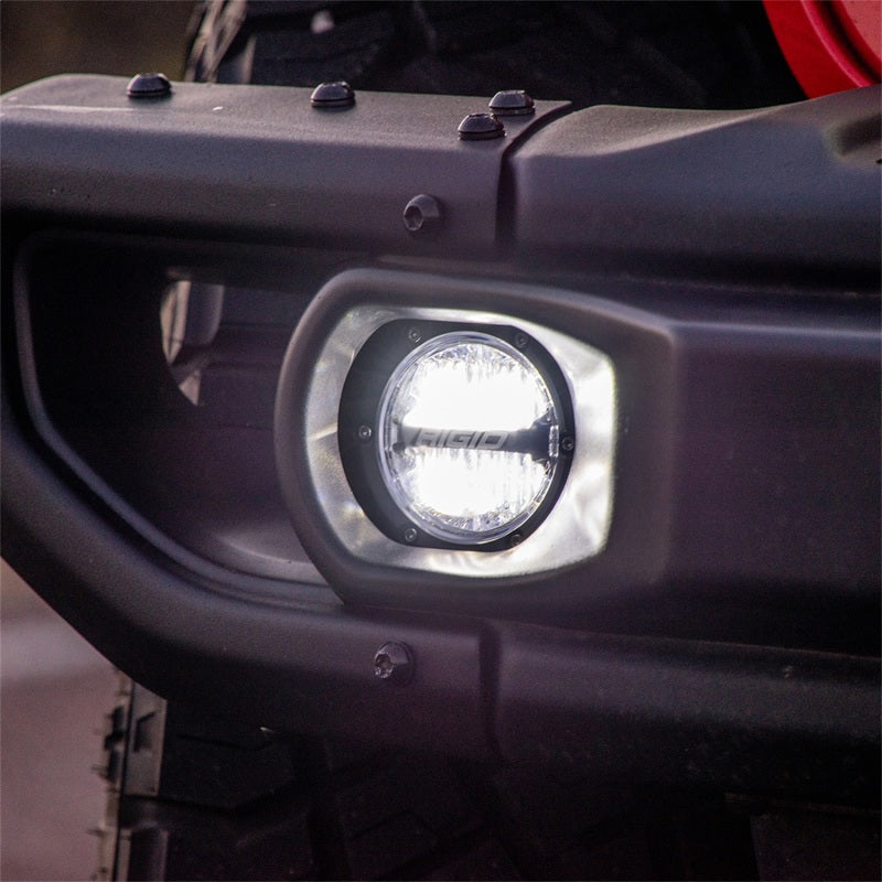 RIGID 360-Series 4 in. SAE J583 Fog Light Pair, White