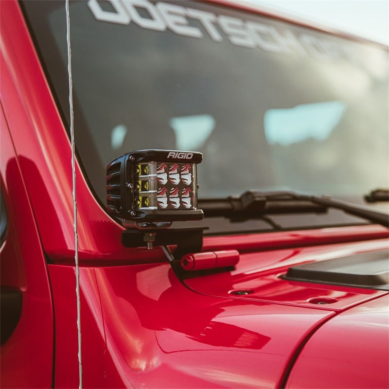 RIGID A-Pillar Light Mount Kit, fits Jeep Wrangler