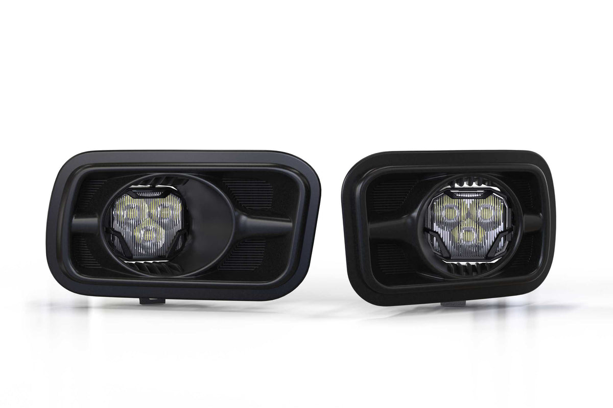 4Banger Fog Lights: 10-18 Ram HD (NCS Yellow SAE Wide Beam)