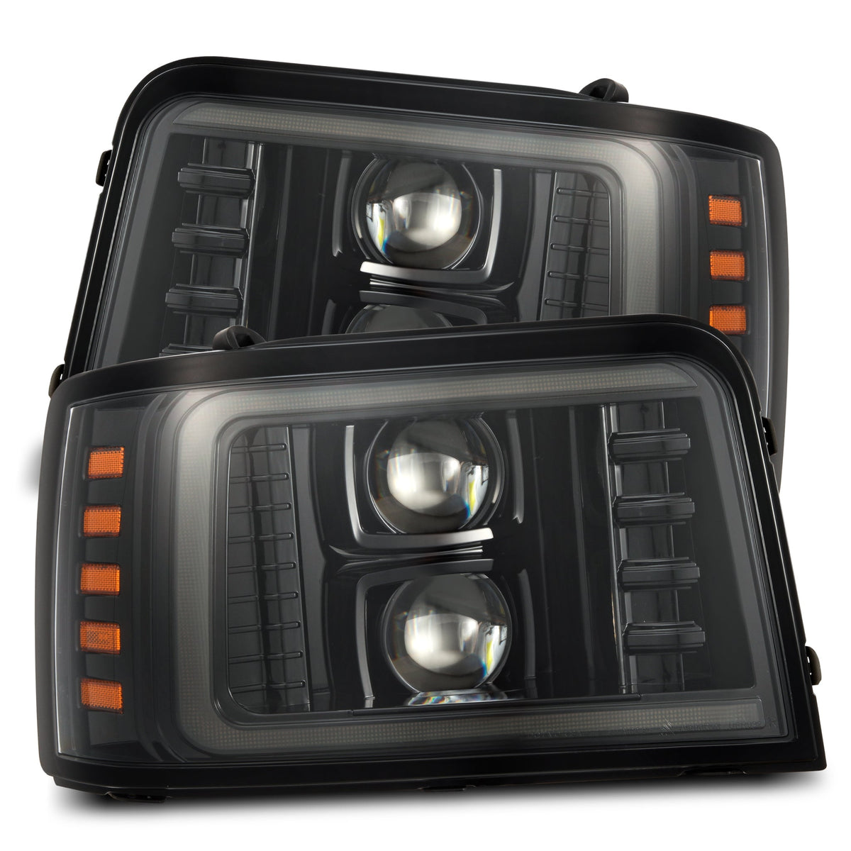 AlphaRex PRO-Series Halogen Projector Headlights for Ford F-150 / Ford Super Duty - Alpha-Black