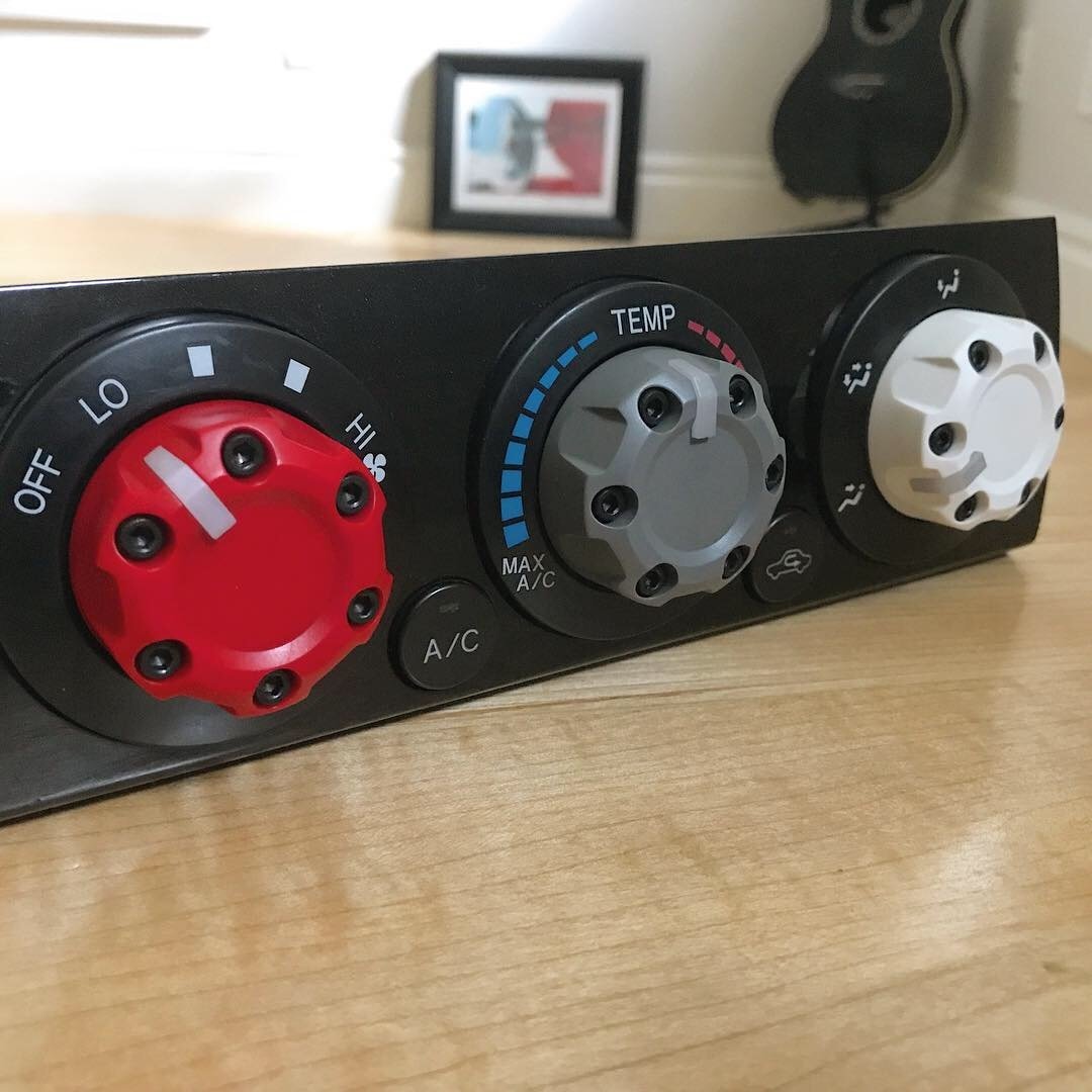Climate Knobs (2005-2015 Tacoma) - Replacement Pack Options for Climate Controls