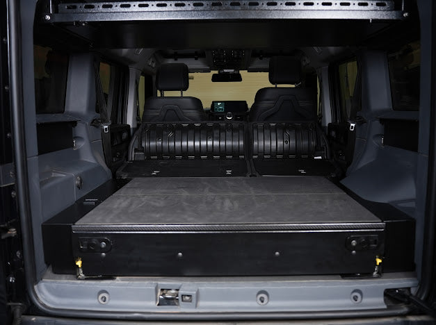Diabolical Inc Grenadier leveling kit, hinged side section open