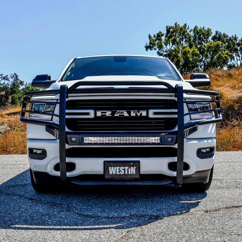 Westin Sportsman X Grille Guard, Textured Black, fits Ram 1500