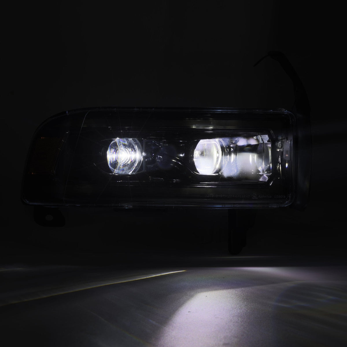 AlphaRex LUXX-Series LED Headlights for Ram 1500 / Ram 2500/3500 - Alpha-Black