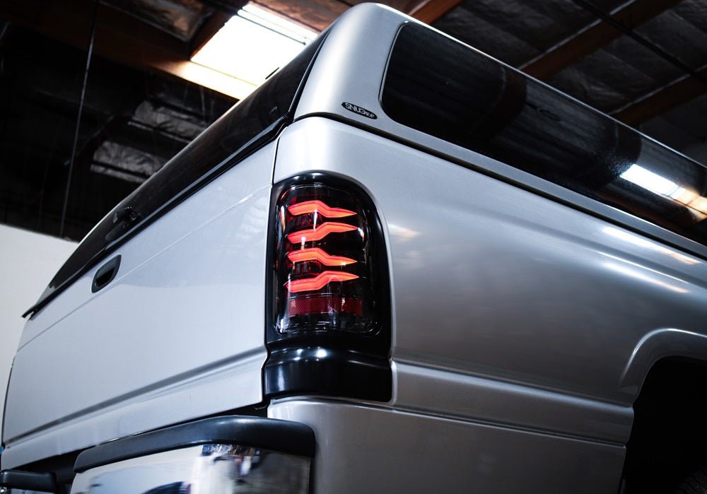 AlphaRex LUXX-Series LED Tail Lights for Ram 1500 / Ram 2500/3500 - Alpha-Black