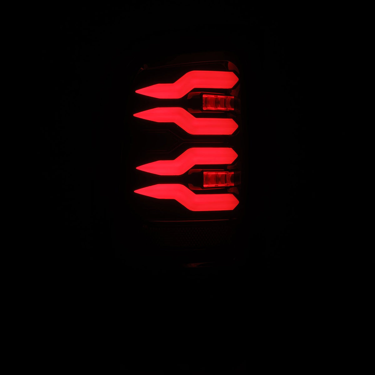 AlphaRex LUXX-Series LED Tail Lights for Ram 1500 / Ram 2500/3500 - Black Red