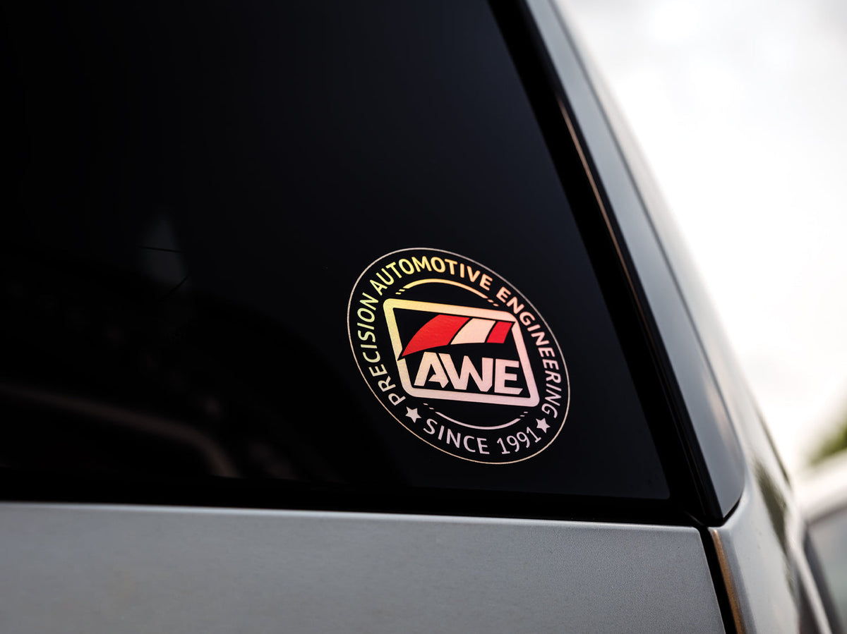 AWE Round Decal for universal fit