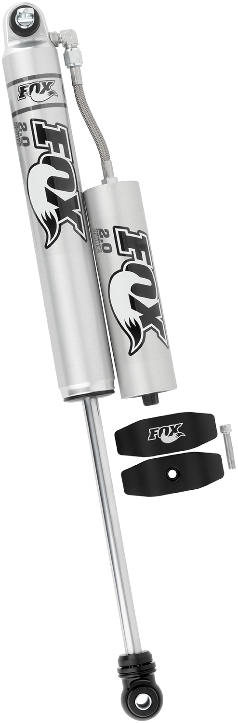 FOX 2.0 Performance Series Rear Reservoir Shock (2.5-4 in. Lift), fits Jeep Wrangler