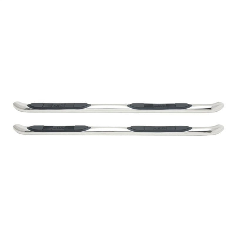 Westin E-Series 3 Round Nerf Step Bars, Extended Cab, fits Chevy Colorado