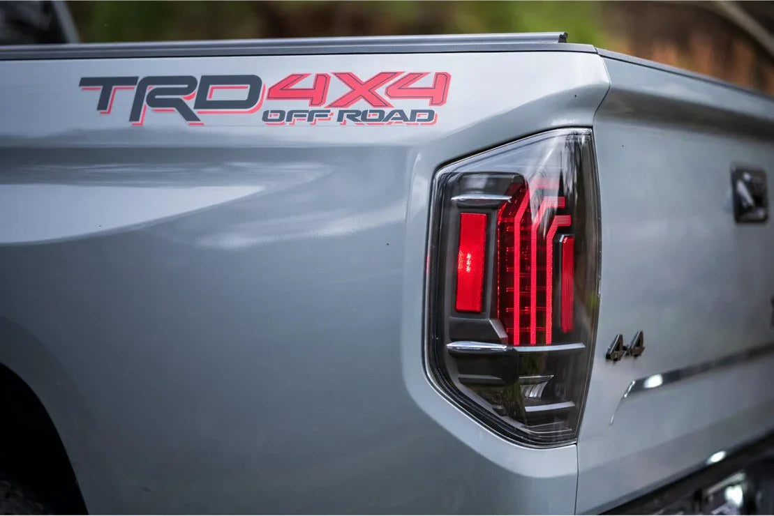 Toyota Tundra TRD 4x4 Off Road rear quarter with LED tail light