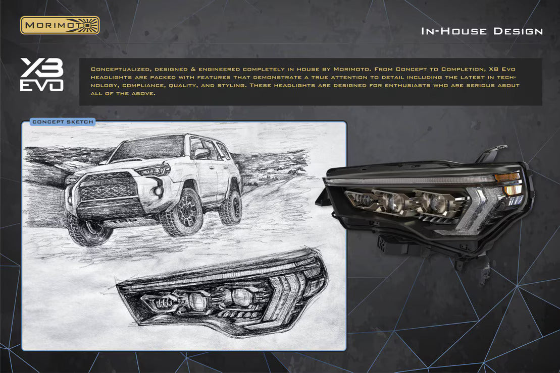 Morimoto Toyota 4Runner (14-24) XB Evo LED Headlights