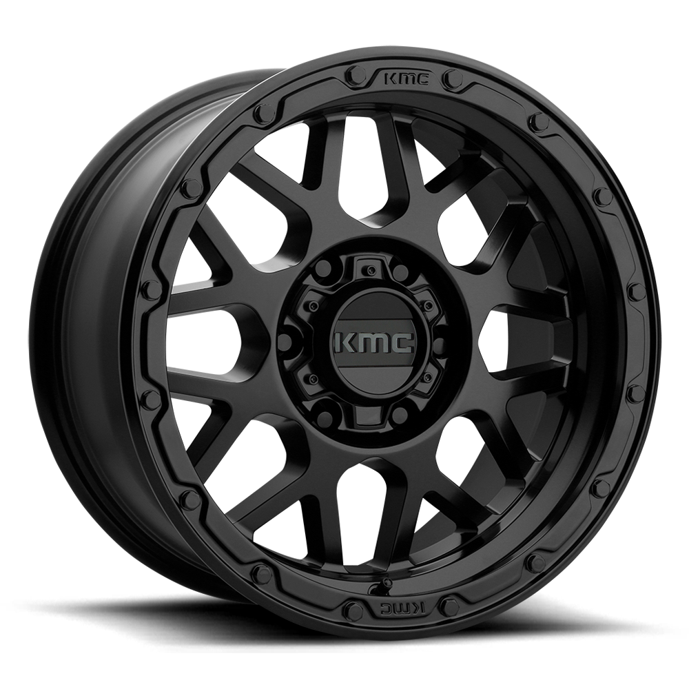 KMC KM535 Grenade Off-Road wheel in Matte Black, universal fit