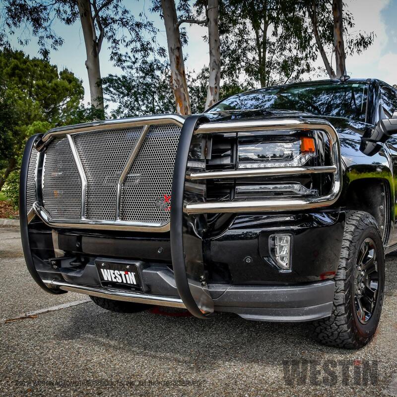 Westin HDX Grille Guard, fits Chevy Silverado 1500