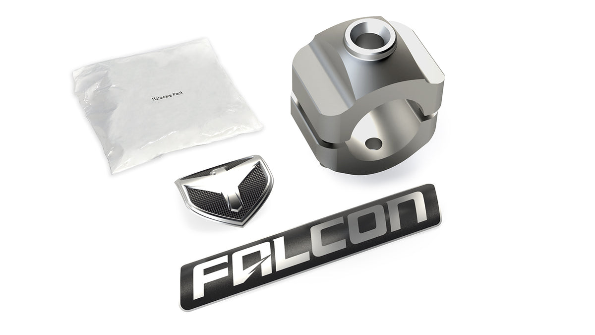 TeraFlex Falcon Nexus EF Steering Stabilizer Tie Rod Clamp Kit (1-5/8" HD)