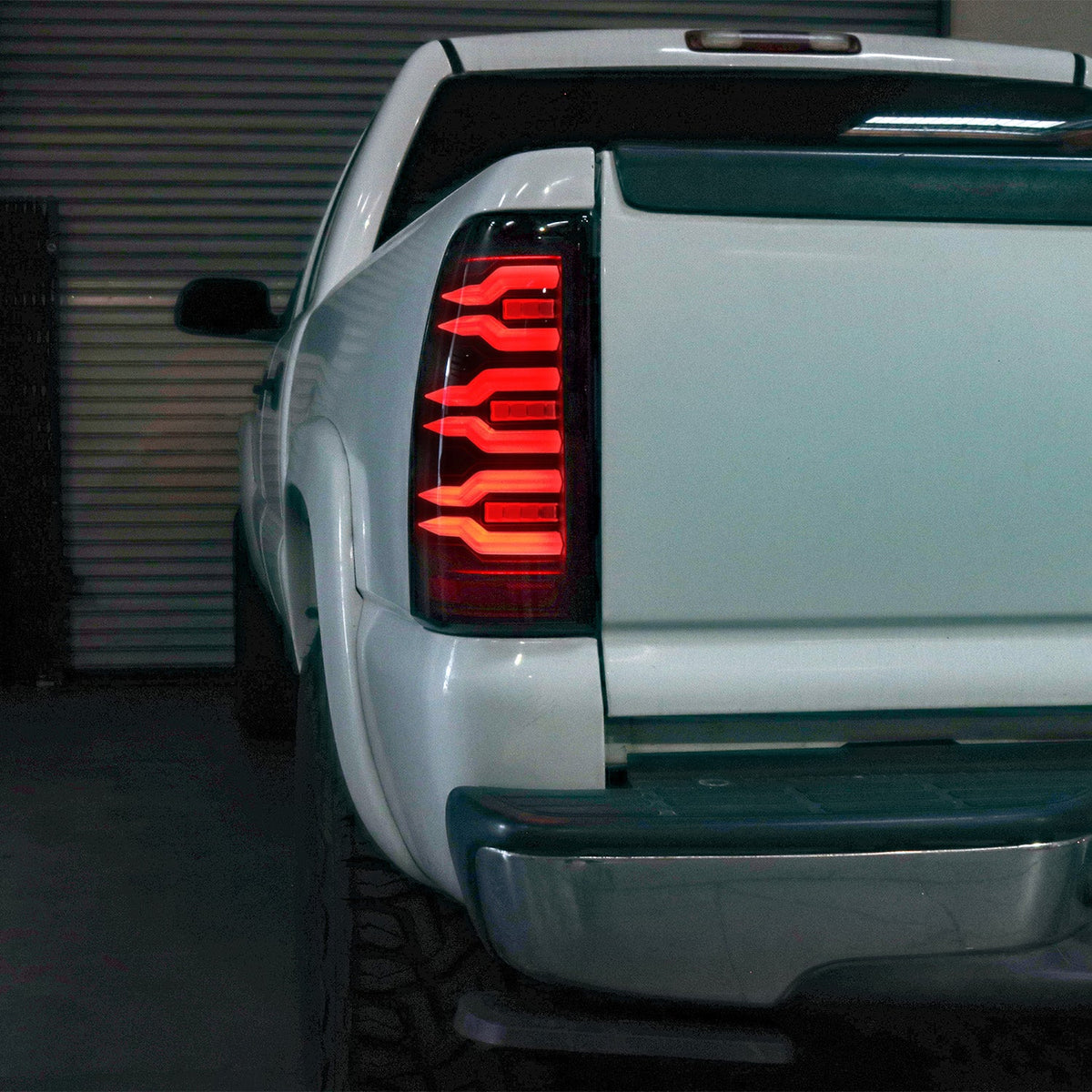 AlphaRex LUXX-Series LED Tail Lights for Chevrolet Silverado 1500 / Chevrolet Silverado HD 2500/3500 - Alpha-Black