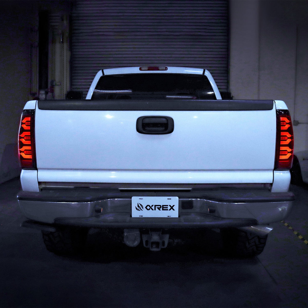 AlphaRex LUXX-Series LED Tail Lights for Chevrolet Silverado 1500 / Chevrolet Silverado HD 2500/3500 - Black Smoke