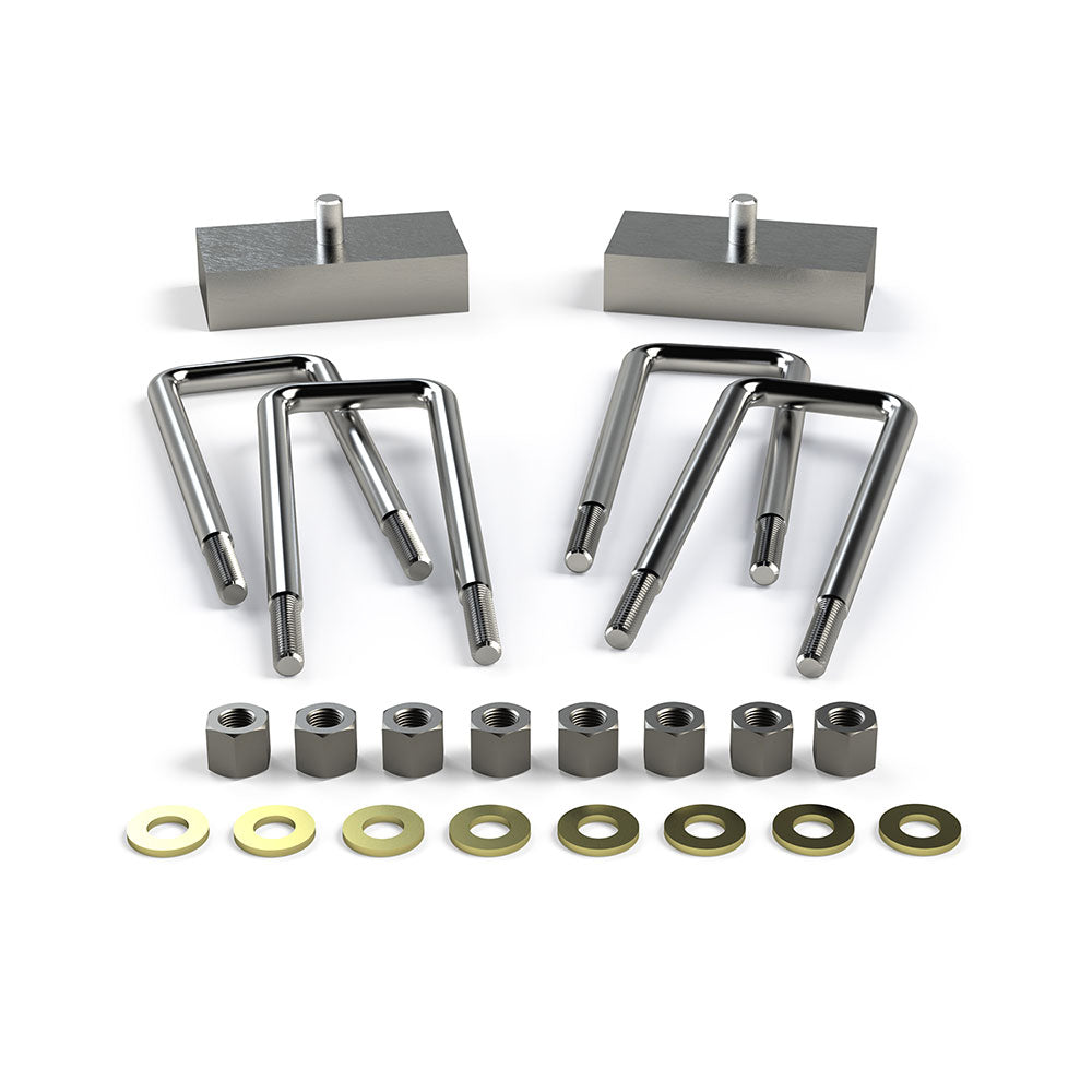 2005-2023 Toyota Tacoma: 1.25" Lift Leaf Spring Block Kit - Rear