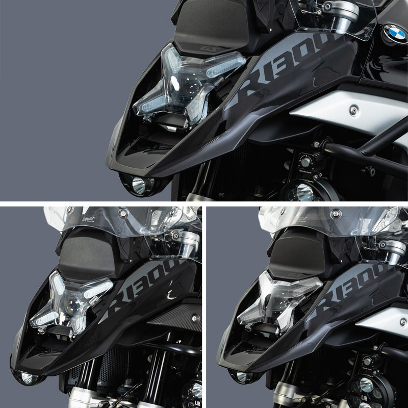 LOBOO Headlight Guard for BMW R1300GS Quick-Clean Magnetic Design