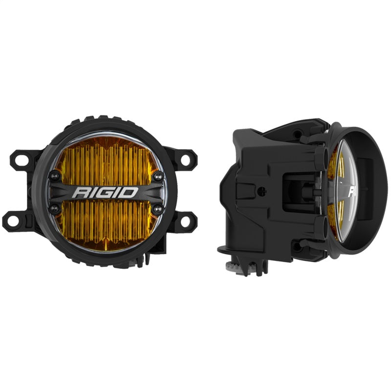 RIGID 360-Series 4 in. SAE Fog Light Kit, Selective Yellow, fits Toyota Tundra